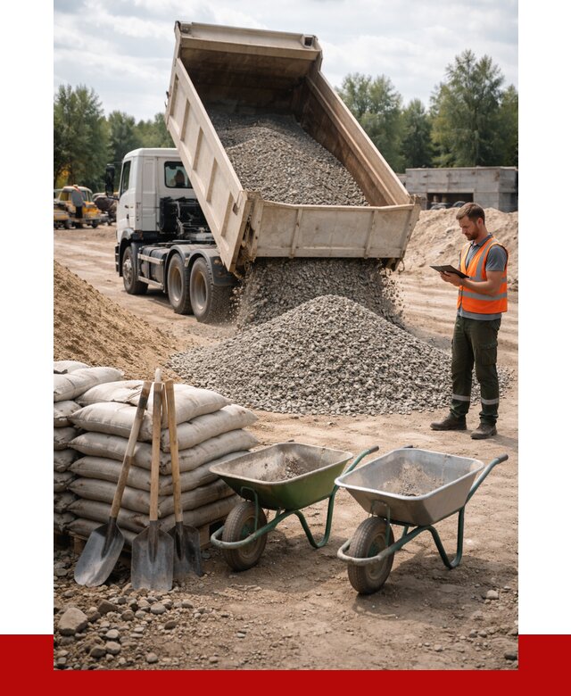 Доставка нерудных материалов в Слободской от 1237 руб. | ПРОНЕРУДСлб