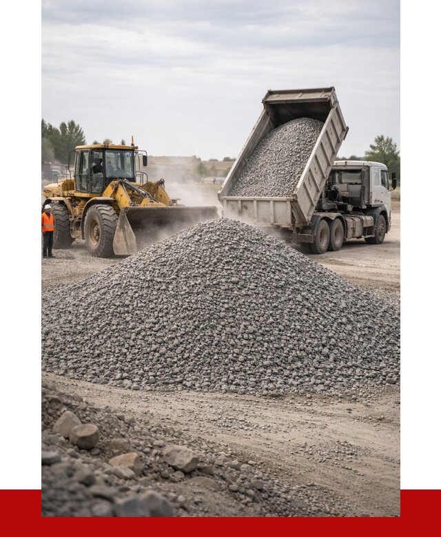 Купить щебень с доставкой в Слободской от 2576 руб. | ПРОНЕРУДСлб