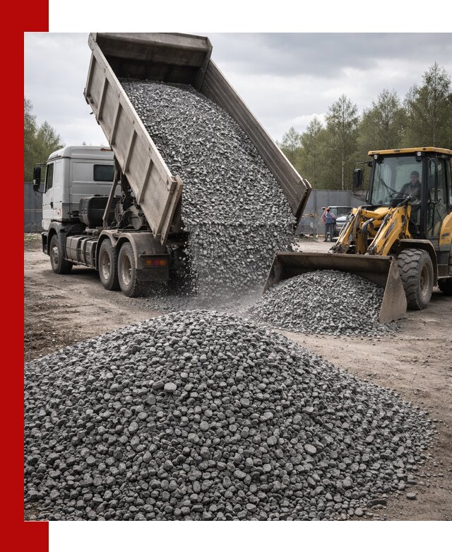 Доставка и продажа щебня гранитного в Слободской