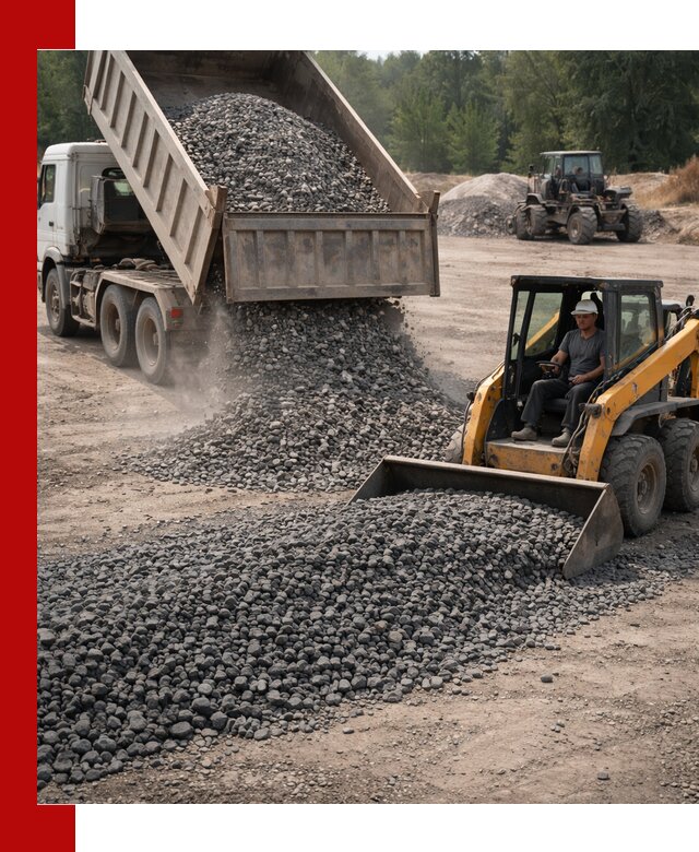 Гранитный щебень фракция 40-70 с доставкой в Слободской