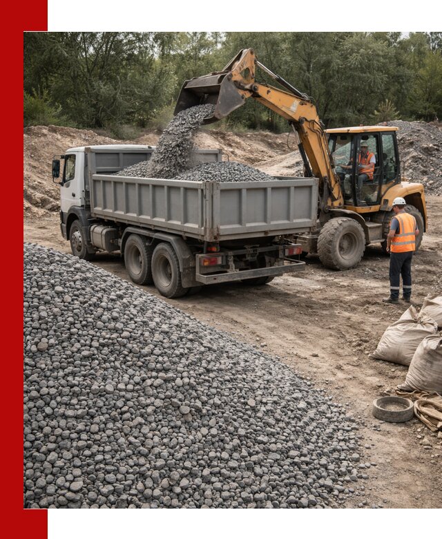 Доставка гравийного щебня в Слободской оптом и в розницу