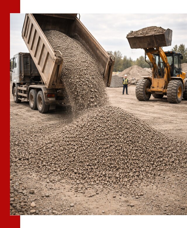 Гравийный щебень фракция 3–10 с доставкой в Слободской