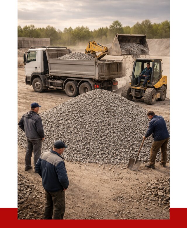 Гравийный щебень фракция 5-20 в Слободской от 2473 р. ПРОНЕРУДСлб