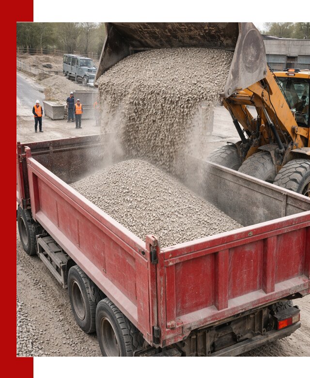 Купить известняковый щебень фракции 0-5 с доставкой в Слободской