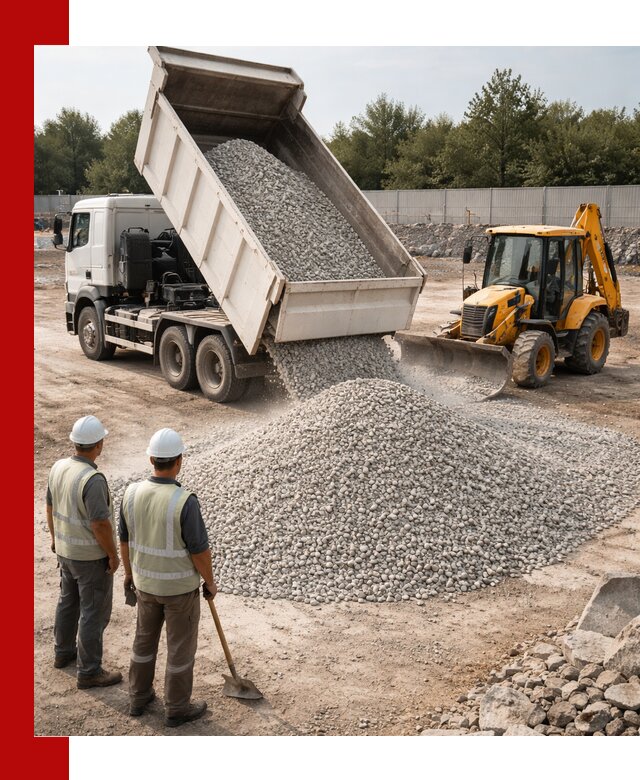 Купить известняковый щебень фракции 5–10 мм с доставкой в Слободской