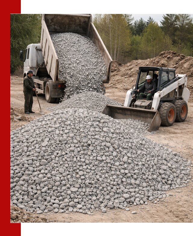 Доставка доломитового щебня в Слободской напрямую от карьера
