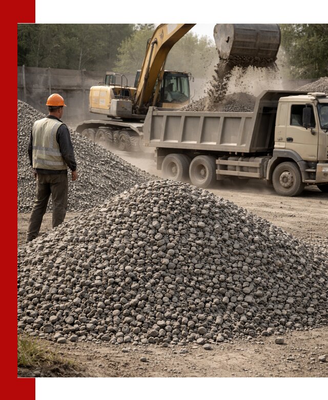 Шлаковый щебень фракция 5-20 с доставкой в Слободской