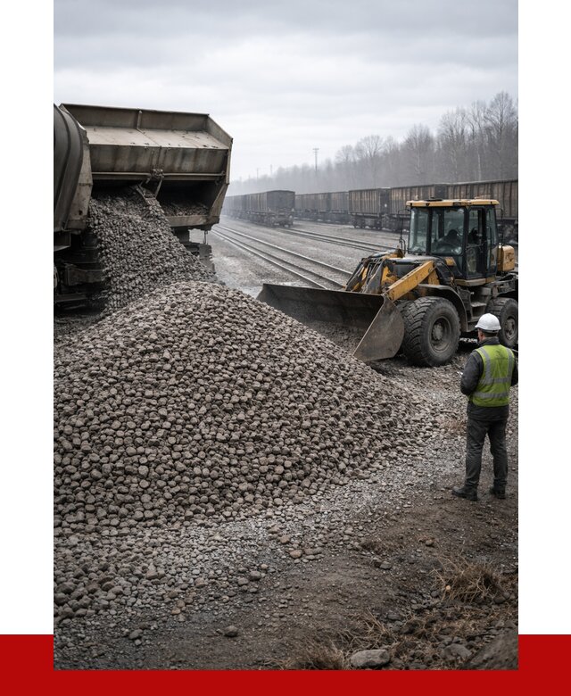 Купить железнодорожный щебень в Слободской от 2885 р. | ПРОНЕРУДСлб