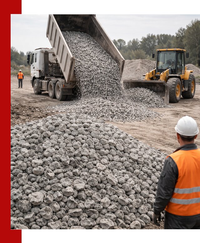 Доставка бетонного щебня фракции 20-40 в Слободской