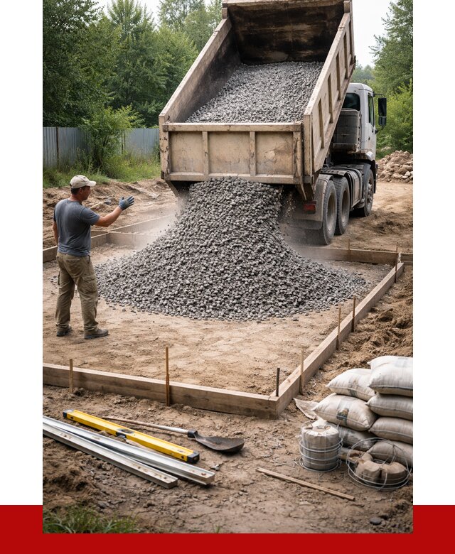 Купить щебень для фундамента в Слободской от 4637 р. | ПРОНЕРУДСлб