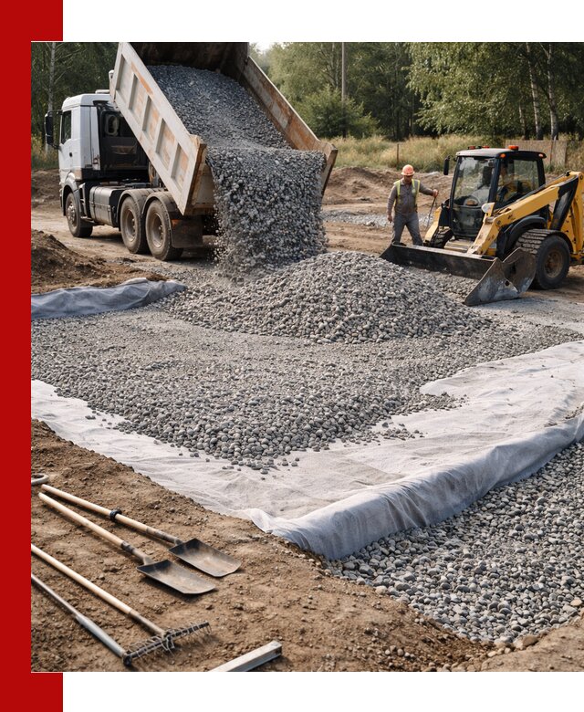 Щебень для фундамента с доставкой в Слободской