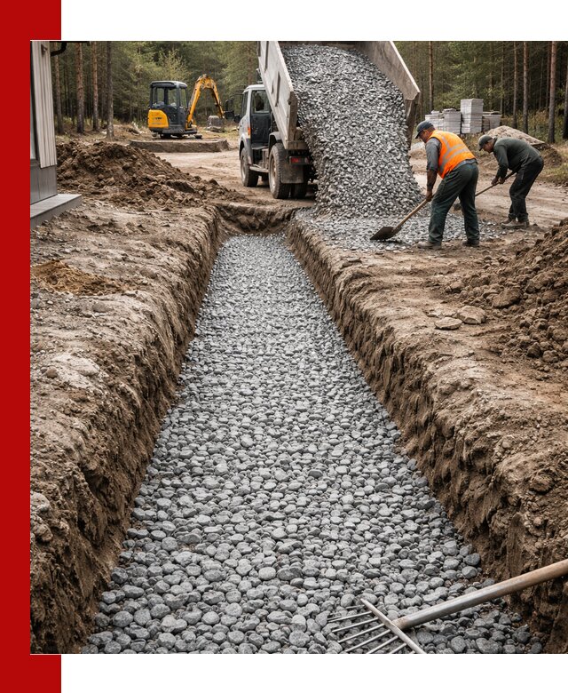 Щебень для дренажа с доставкой в Слободской высокого качества