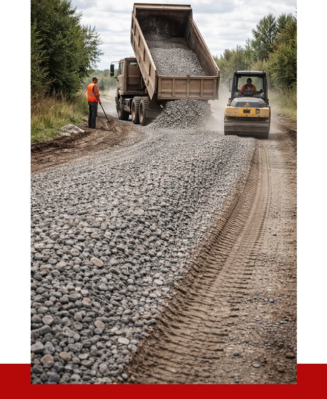 Щебень для отсыпки дороги в Слободской от 2782 р. ПРОНЕРУДСлб