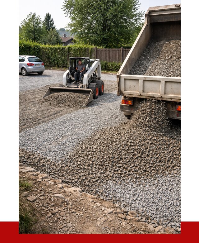 Щебень для парковки в Слободской с доставкой от 1237 р.| ПРОНЕРУДСлб