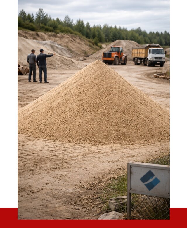 Карьерный песок навалом в Слободской от 1855 р. | ПРОНЕРУДСлб
