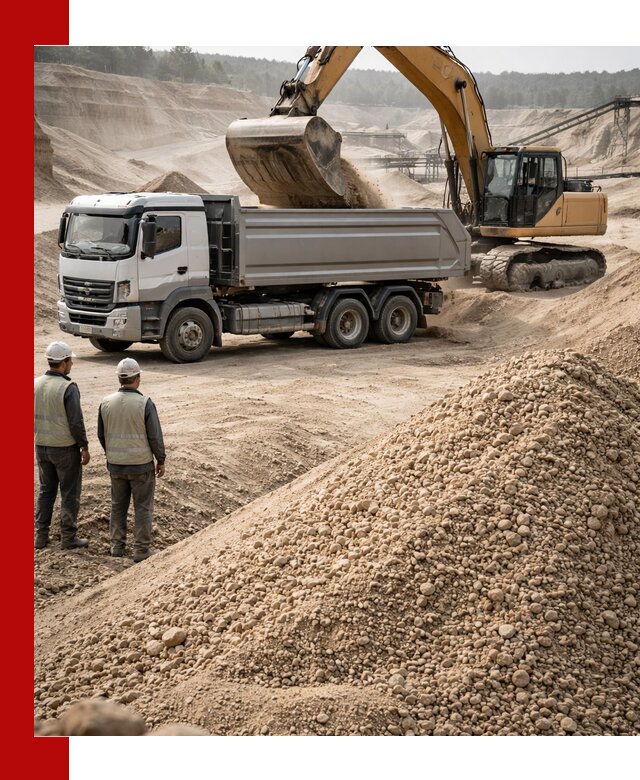 Карьерный крупнозернистый песок с доставкой в Слободской