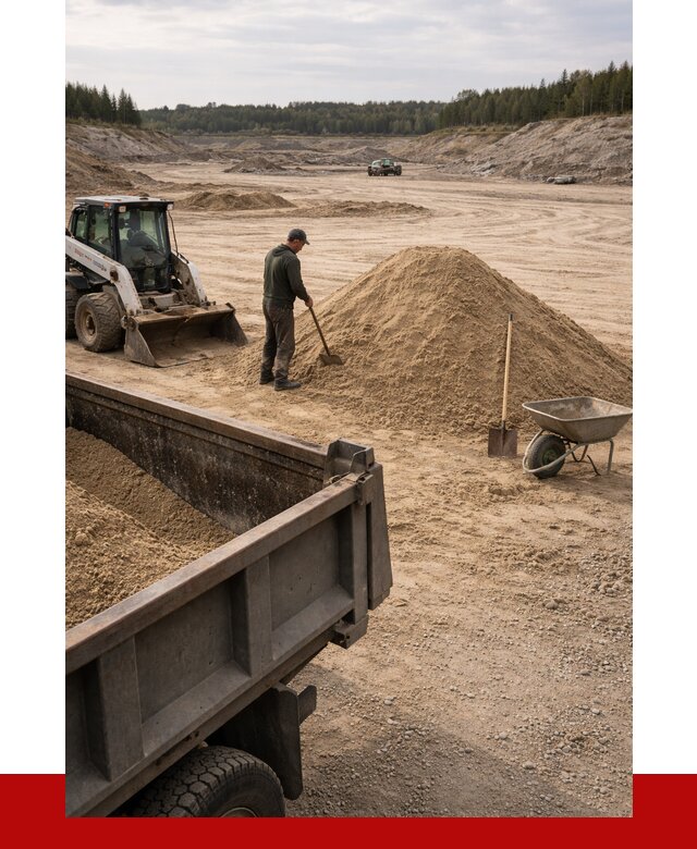 Карьерный песок среднезернистый в Слободской, от 2267 р. ПРОНЕРУДСлб