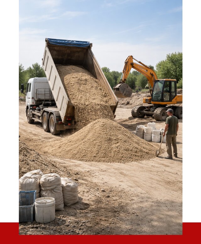 Купить речной песок в Слободской от 1237 р. за куб | ПРОНЕРУДСлб