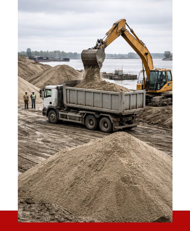Купить речной песок навалом в Слободской от 1855 р., ПРОНЕРУДСлб