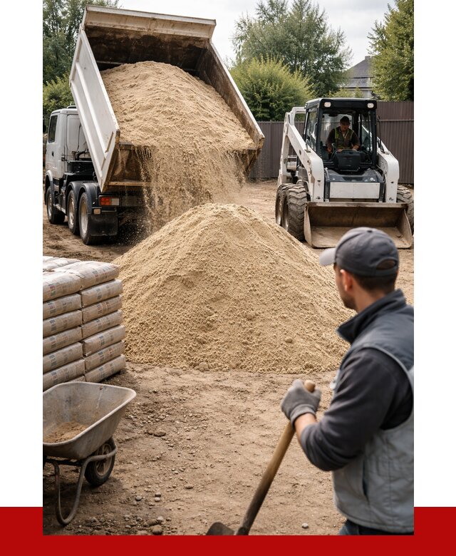 Мытый речной песок с доставкой в Слободской от 1494 р. | ПРОНЕРУДСлб