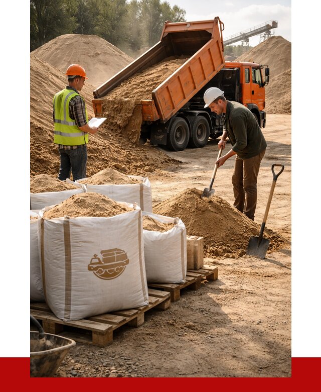 Строительный песок в Слободской от 2267 р. с доставкой, ПРОНЕРУДСлб