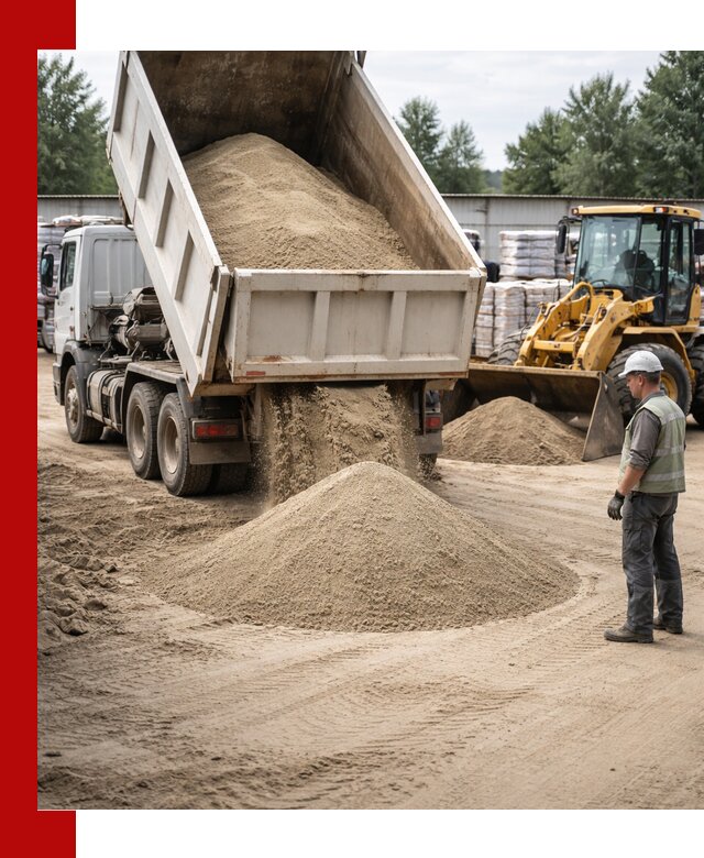 Поставка и доставка песка для бетона в Слободской