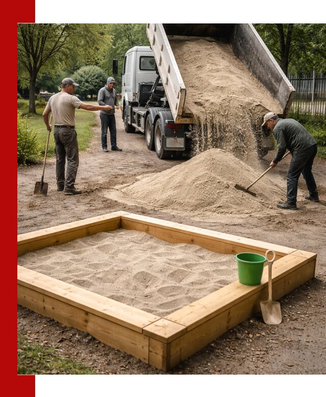Песок для песочницы с доставкой в Слободской недорого и чистый