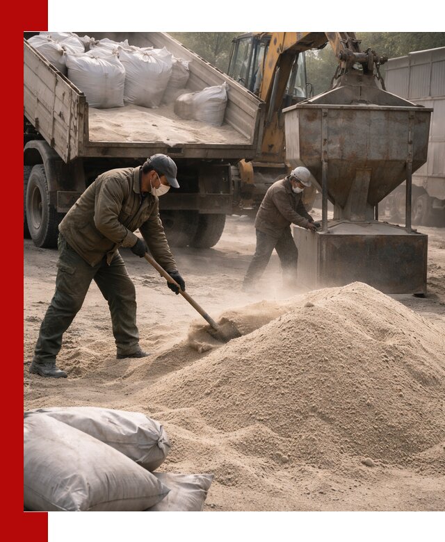 Кварцевый песок для пескоструя в Слободской — доставка и качество