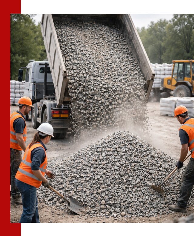 Доставка гравия и камня в Слободской оптом и в розницу