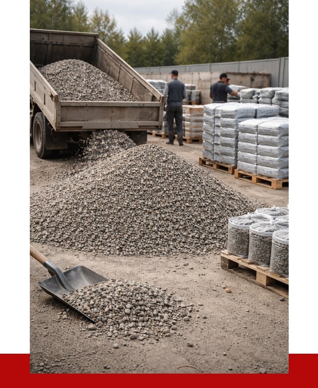 Гравий фракция 5-20 в Слободской купить от 2370 р. ПРОНЕРУДСлб