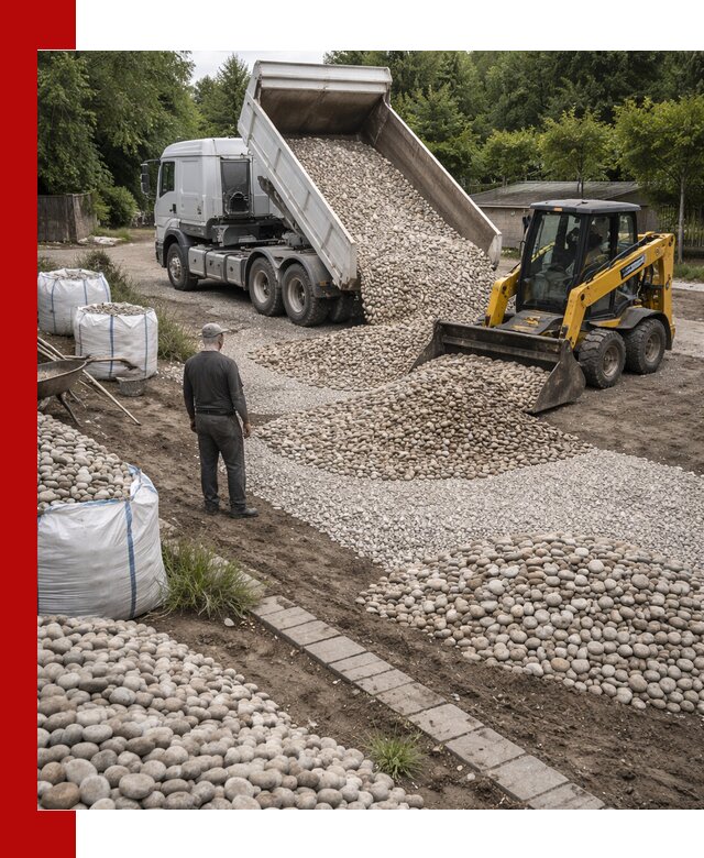 Доставка морской гальки оптом и в розницу в Слободской