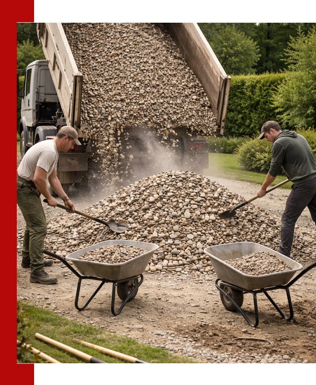 Доставка и продажа декоративной гальки в Слободской