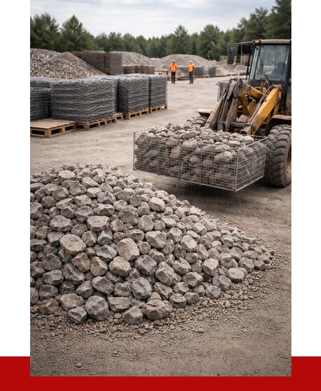 Камень для габионов фракция 70-150 в Слободской от 4328 р. | ПРОНЕРУДСлб