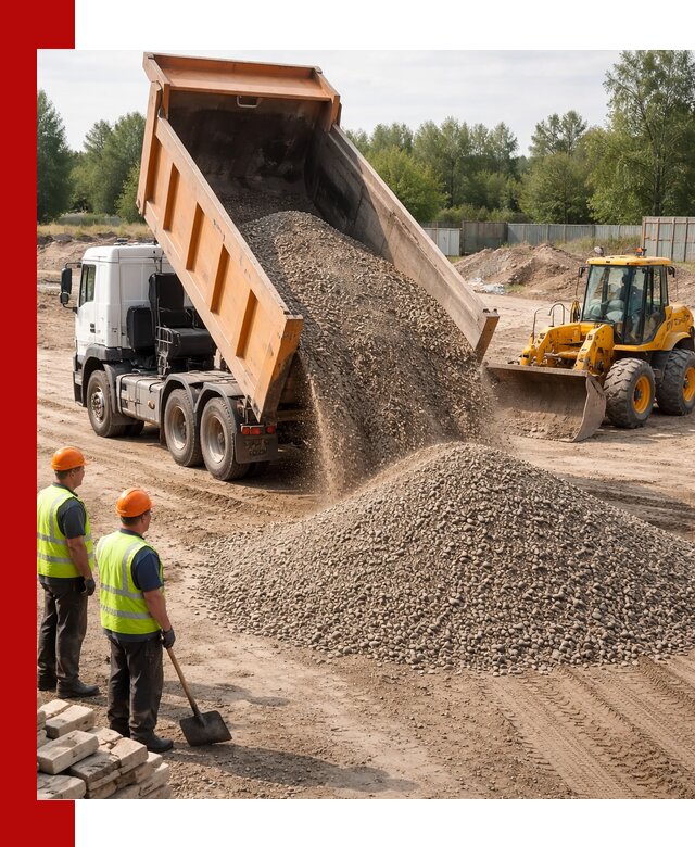 Доставка щебёночно-песчаной смеси ЩПС С7 в Слободской