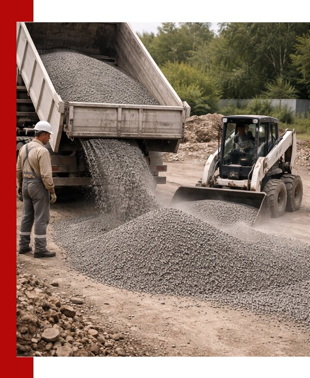 Доставка гравийного отсева 0-5 в Слободской оптом и в розницу