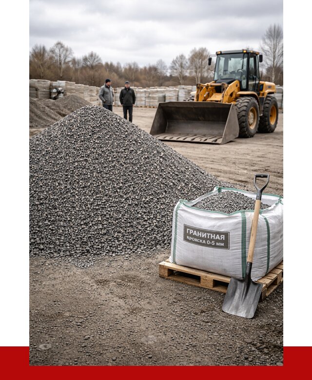 Купить гранитную крошку в Слободской от 4946 р. с доставкой | ПРОНЕРУДСлб