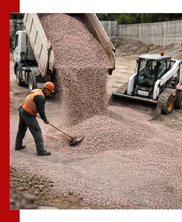 Крошка розовый гранит с доставкой в Слободской от производителя