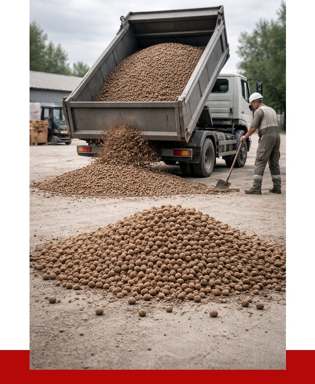 Керамзит с доставкой в Слободской от 4328 р. за м3 | ПРОНЕРУДСлб