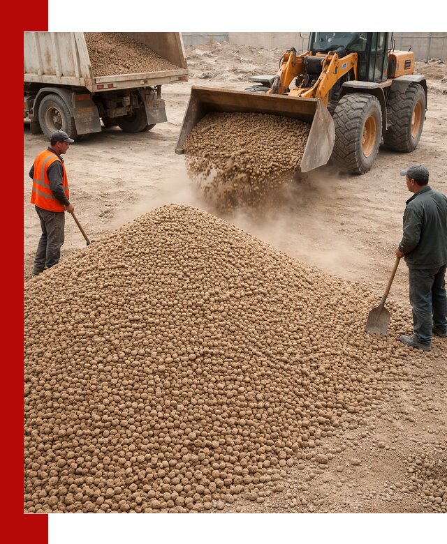 Керамзит фракция 10-20 с доставкой в Слободской