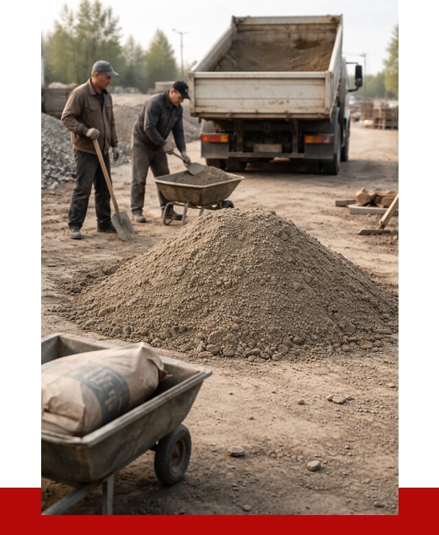 Цементно-песчаная смесь М150 в Слободской от 4843 р. | ПРОНЕРУДСлб