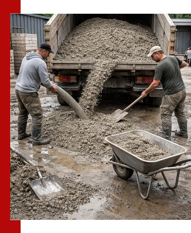 Цементно-песчаная смесь М150 доставка в Слободской