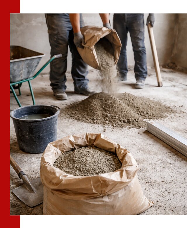 Доставка сухой смеси для стяжки в Слободской