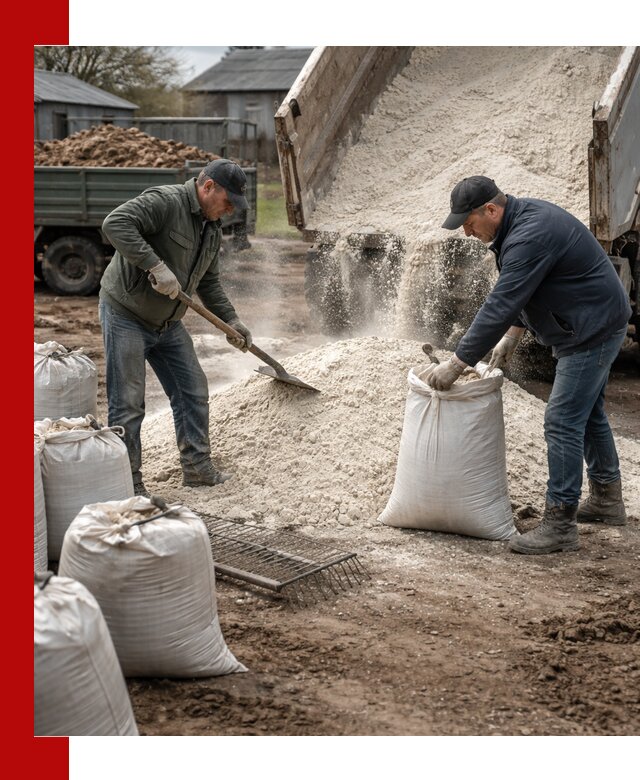 Доставка извести пушонки в Слободской оптом и мелким оптом