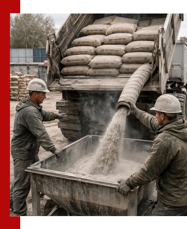 Доставка цемента М400 в Слободской оптом и в розницу