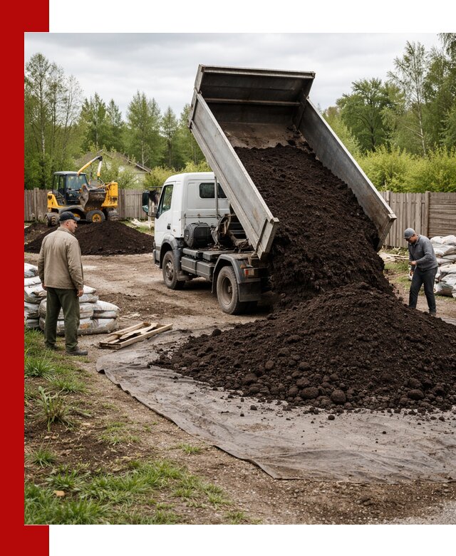 Доставка качественного почвогрунта в Слободской оптом и в розницу