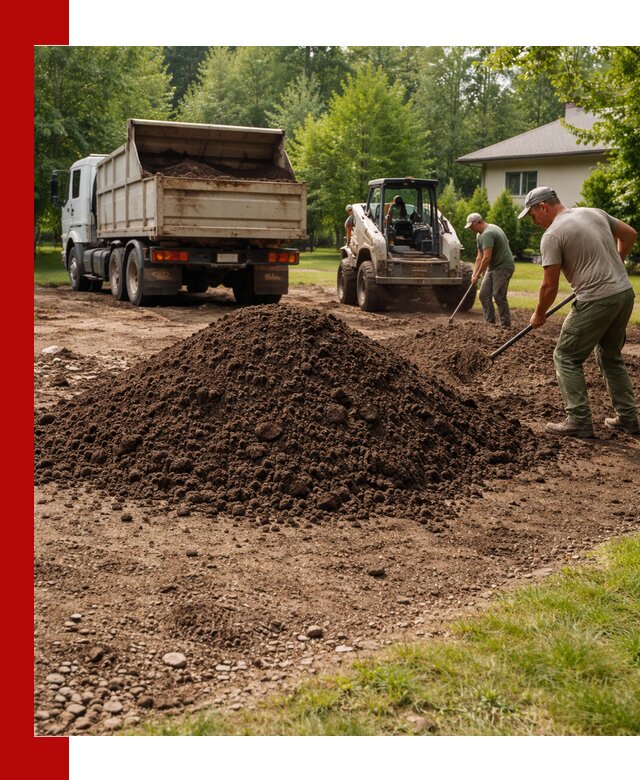 Доставка и укладка грунта для газона в Слободской