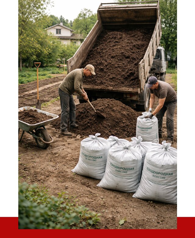 Плодородная смесь в Слободской от 4328 р./куб с доставкой | ПРОНЕРУДСлб