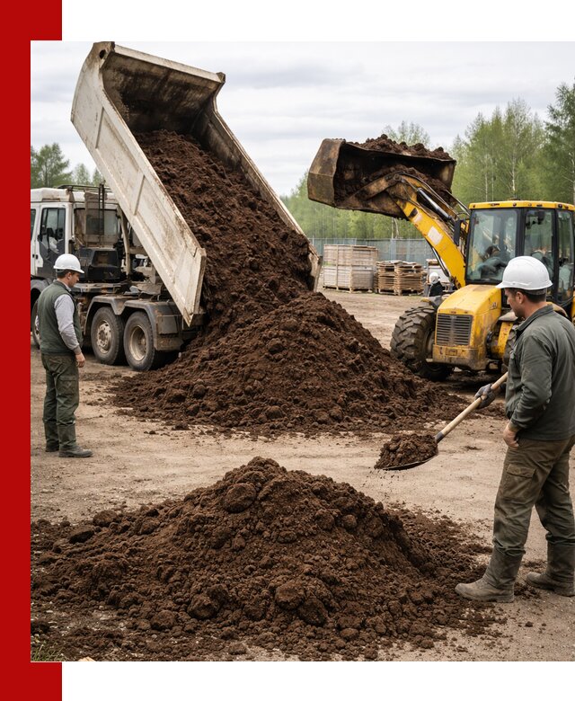 Доставка торфа оптом и в мешках в Слободской