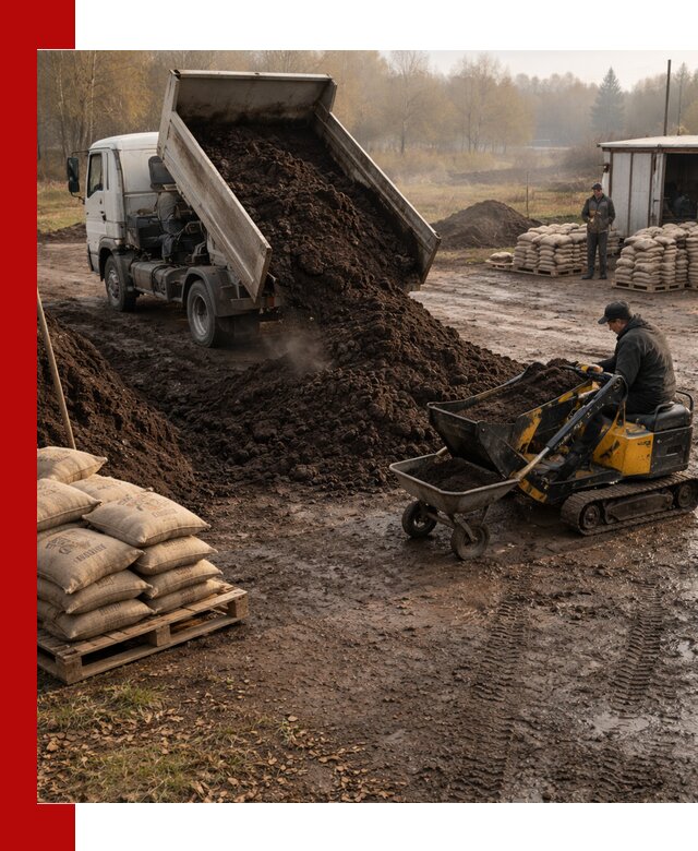 Кислый торф в доставке по выгодным ценам в Слободской