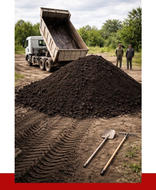 Купить чернозем навалом в Слободской от 1237 р. за куб | ПРОНЕРУДСлб